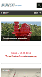 Mobile Screenshot of kunstforum.as